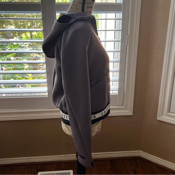 EUC Women’s UNDER ARMOUR Unstoppable Full Zip Hoodie Jacket - Medium - Picture 10 of 11